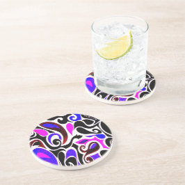 Verander de Draai van de Retro van de Kleur Wacky Zandsteen Onderzetter