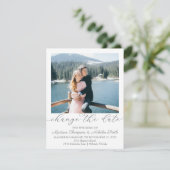 Verander de Foto van Elegant de Kaarten van de Dat (Staand voorkant)