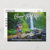 Verander de Foto van het Manuscript van de Moderne Briefkaart (Voorkant / Achterkant)