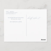 Verander de Minimale Moderne Kalligrafie van de Da Briefkaart (Achterkant)