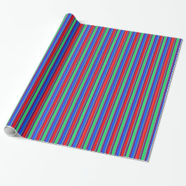 Verander de Stripe van het Snoep van de Kleur Cadeaupapier