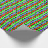 Verander de Stripe van het Snoep van de Kleur Cadeaupapier (Hoek)