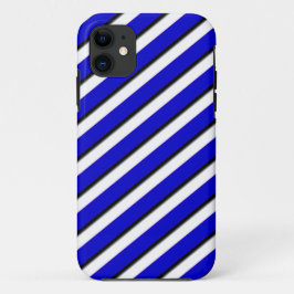 Verander de Stripe van het Snoep van de Kleur iPhone 11 Hoesje