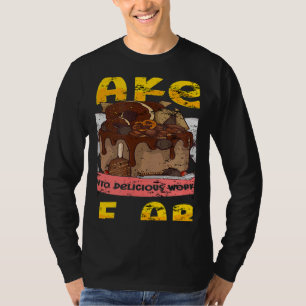Verander gewone taarten in heerlijke werken van ca t-shirt