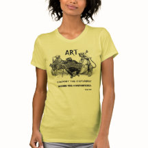 "Verander het Comfortabele Kunst T-Shirt