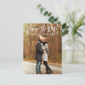 Verander het Manuscript van de Borstel van de Foto Briefkaart (Staand voorkant)