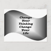 Verander je denken Verander je leven Briefkaart (Voorkant)
