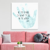 Verander je hand canvas afdruk (Insitu (Woonkamer))