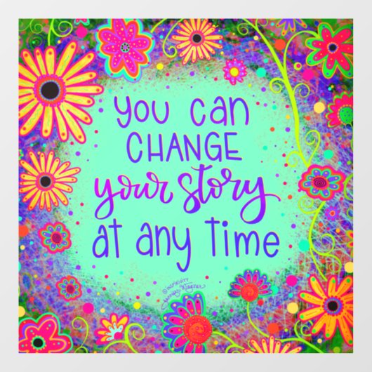 Verander je verhaal “Inspirivity” raamsticker (Vel)