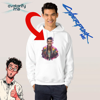 Verander jezelf of iemand anders in een personage hoodie