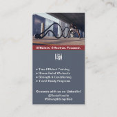 Verander loyale fitnessklanten in ambassadeurs aanbevelingskaartje (Voorkant)