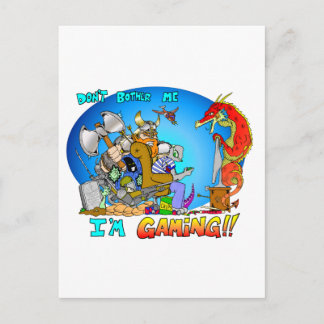 Verander me niet dat ik aan het spelen ben briefkaart
