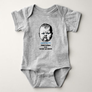 Verander mijn luier, of niet. Het kan me niet meer Romper