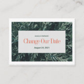 Verander ons Briefkaart Datum in Terracotta en Gro (Voorkant)