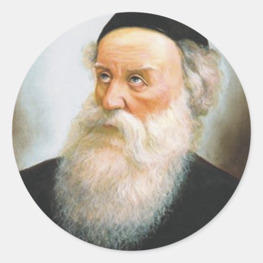 Verander Rebbe Ronde Sticker (Voorkant)