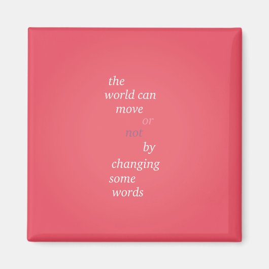 Verander sommige woorden magneet (Voorkant)