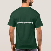 Verander uw denken!, illinoisGoGreen.org T-shirt (Achterkant)