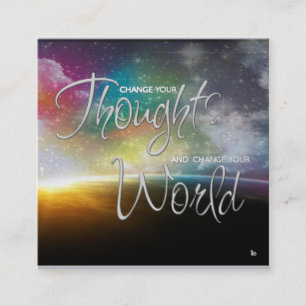 Verander uw Visitekaartje voor gedachtewisselingen