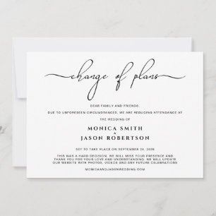 Verander van het huwelijk van de Verspreiding van  Aankondiging