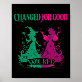 Veranderd voor goede slechte grappige Halloween he Poster (Voorkant)