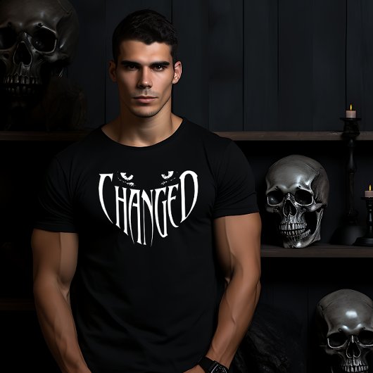 Veranderd Weerwolf Ontwerp T-shirt