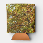 Veranderen Maple Tree Green en Gold Herfst Kleur Blikjeskoeler (Achterkant)