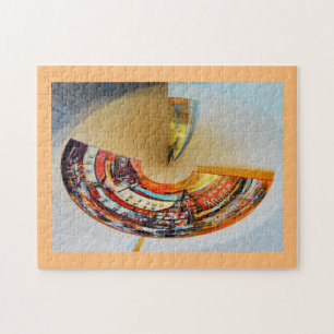 Veranderende stad legpuzzel