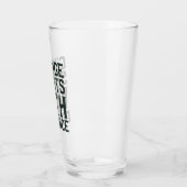 Verandering begint met Defiance Pint Glass Glas (Links)