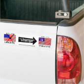 "verandering" bumpersticker (Op Truck)