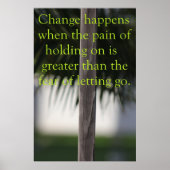 Verandering gebeurt poster (Voorkant)