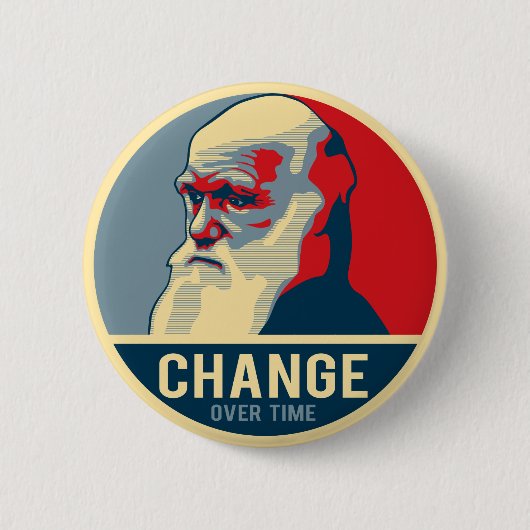 Verandering in de tijd ronde button 5,7 cm (Voorkant)