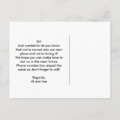 Verandering is een goede bewegende aankondiging // (Achterkant)