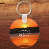 Verandering is een proces sleutelhanger (Voorkant)