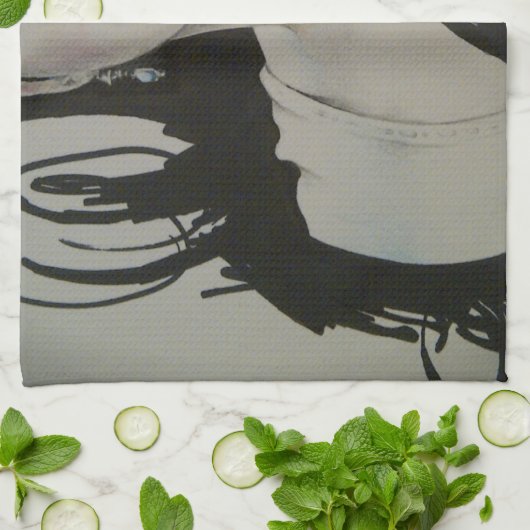 Verandering is geen Spectator Sport Art Print Theedoek (Gevouwen)