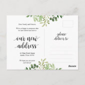 Verandering is goed, Nieuwe aankondiging van het h Briefkaart (Achterkant)