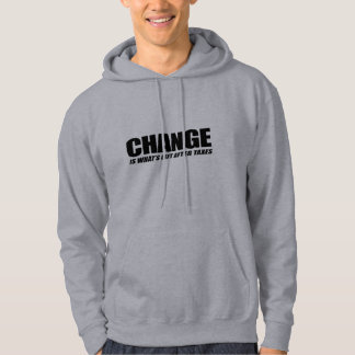Verandering is wat er nog over is na belastingen z hoodie