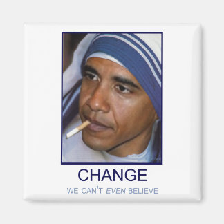 Verandering kunnen we niet eens geloven magneet