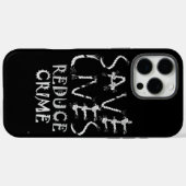 Verandering mogelijk maken met de :Save Lives Redu Case-Mate iPhone Case (Achterkant (horizontaal))