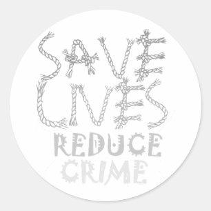 Verandering mogelijk maken met de :Save Lives Redu Ronde Sticker