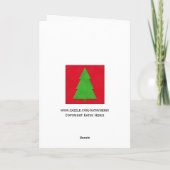 Verandering van adres Christmas Kaart (Achterkant)