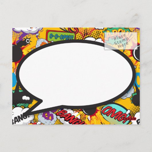 Verandering van datum leuke activiteit uitgesteld briefkaart (Achterkant)