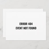 Verandering van datum uitgesteld grappig geannulee kaart (Voorkant / Achterkant)