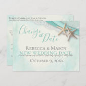 Verandering van Datum Zeester en Lint Briefkaart (Voorkant / Achterkant)