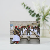 Verandering van de bewakers in het Briefkaart van (Staand voorkant)