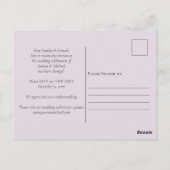 Verandering van de datum van het huwelijk in het U Briefkaart (Achterkant)