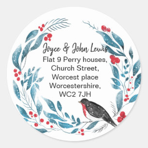 Verandering van de Sticker van het Adres met adem