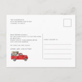 Verandering van de Waterverf van het Adres de Rood Aankondigingskaart (Achterkant)