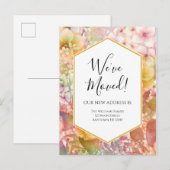 Verandering van het Briefkaart van de Bloemen van  (Voorkant / Achterkant)