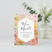 Verandering van het Briefkaart van de Bloemen van  (Staand voorkant)