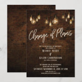 Verandering van plannen Edison Lights uitstel brui Kaart (Voorkant / Achterkant)